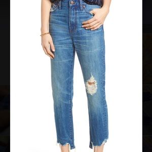 Madewell Perfect Summer High-Waist Distressed Jean